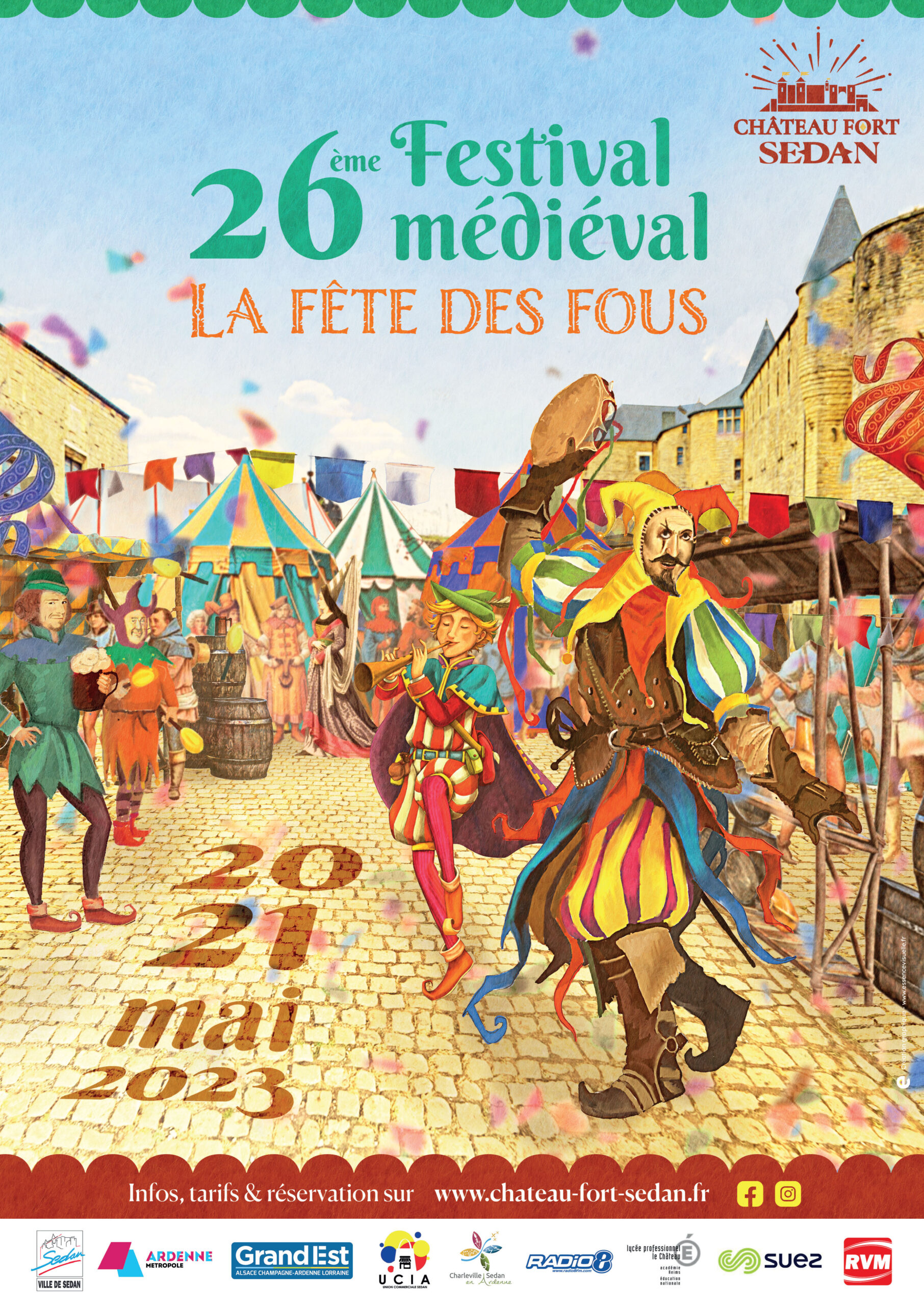 26th Medieval Festival - Chateau fort de Sedan
